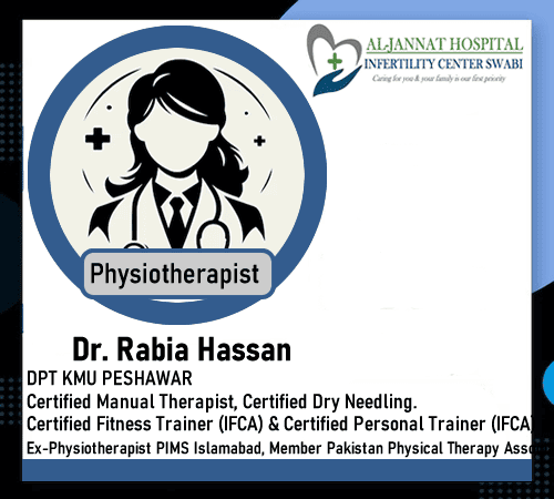 Dr. rabia Best Physiotherapist Specialist Doctor in swabi, Aljannat Hospital Doctor waqar dental, dantho ka doctor, Best dental Specialist doctor in swabi,kpk, best Dentistry doctor in swabi, kpk