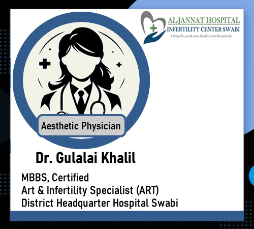 Dr. Gulalai Khalil Best Gynae Specialist Doctor in swabi, Aljannat Hospital Doctor Dr. Gulalai Khalil 